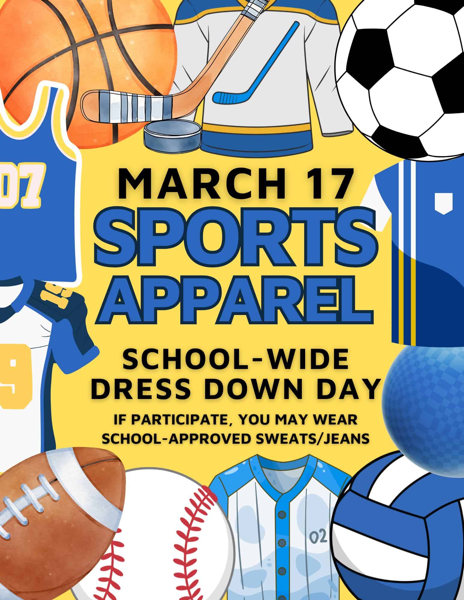 Mar 17 Sports Apparel