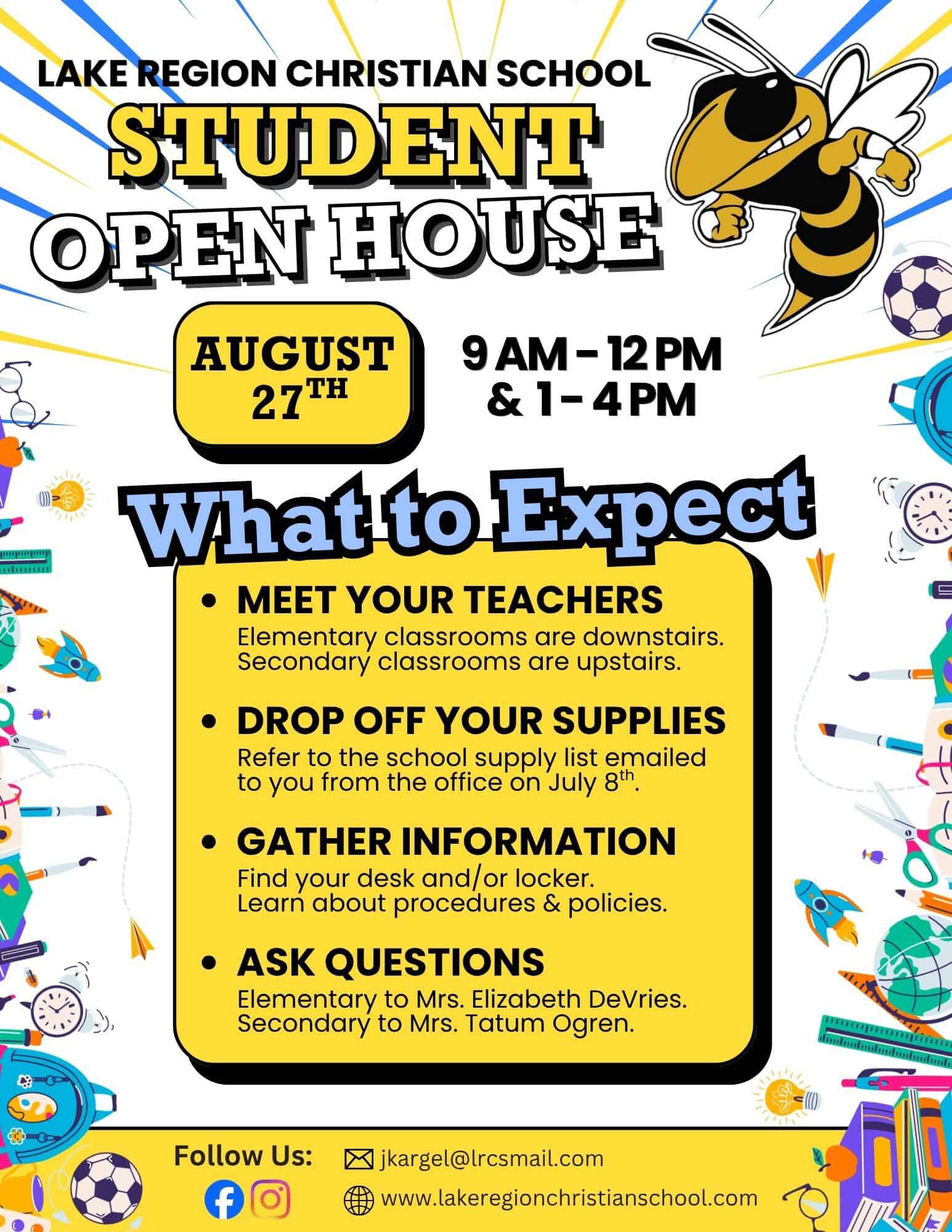 LRCS Open House 26-27
